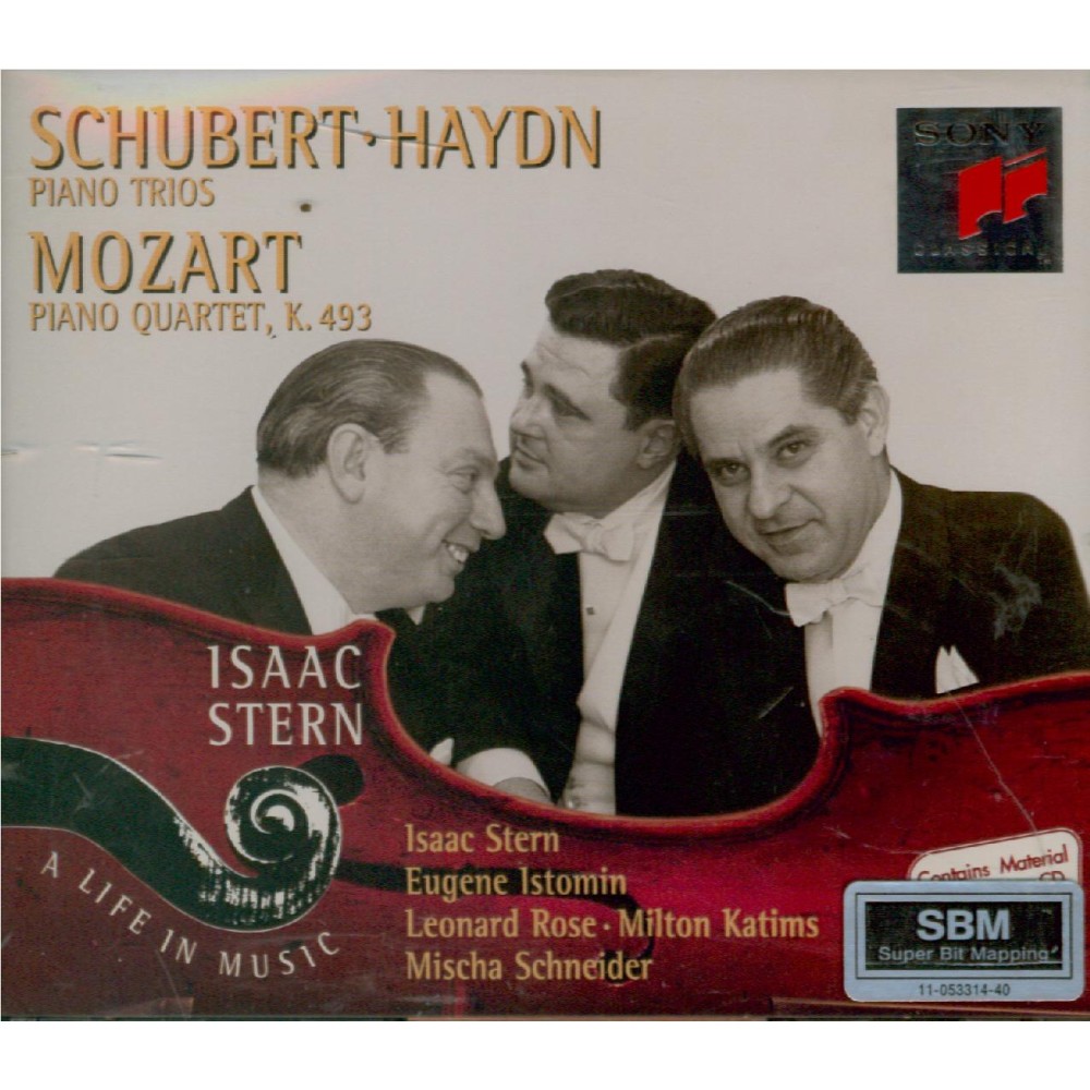 SCHUBERT - Stern - Trio avec piano n°1 en si bémol majeur op.99 D.898..